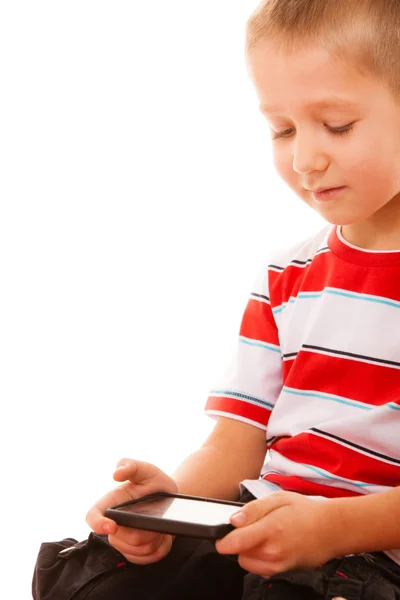 Little boy playing games — Stock Photo, Image