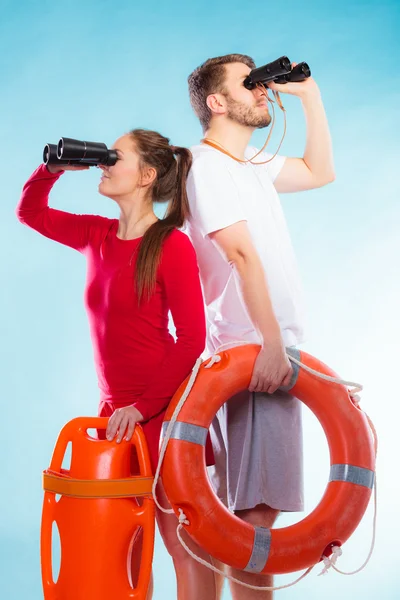 Badvakter i tjänst — Stockfoto