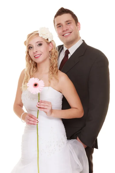 Glückliches Paar posiert — Stockfoto