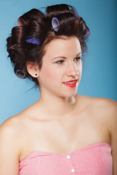 Girl  posing in  studio — Stock Photo, Image