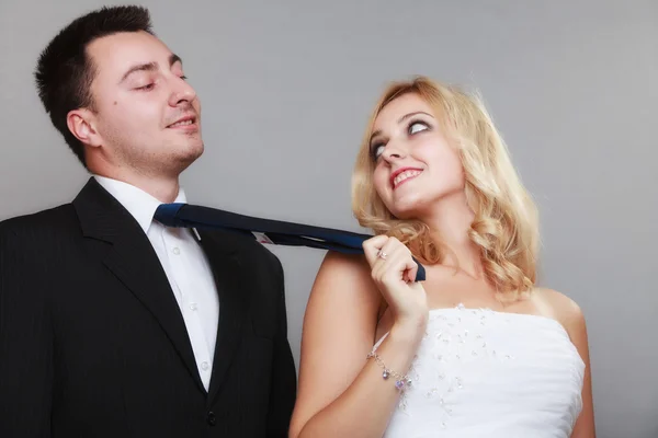 Happy married couple posing — Stock Photo, Image