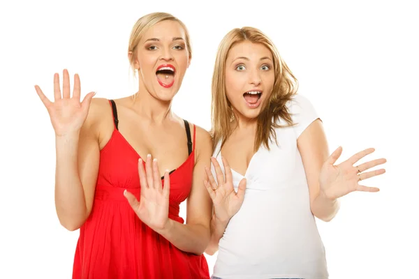 Women in summer clothes posing — Stock Photo, Image