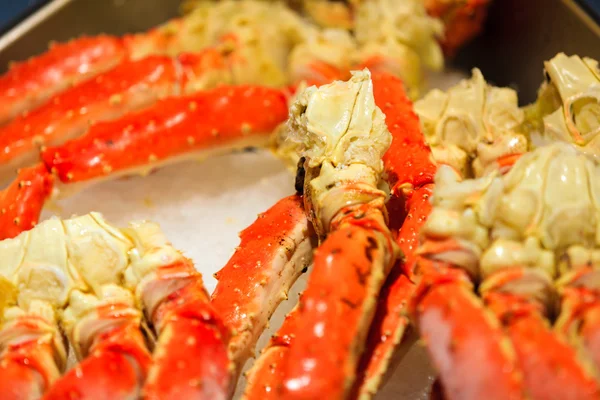 Crabs at  fish market — Stock Photo, Image
