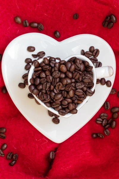 Heart shaped cup — Stock Photo, Image