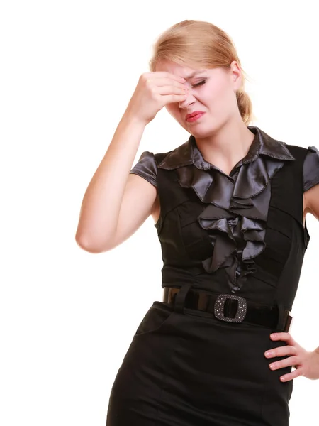 Woman suffering from Headache — Stock Photo, Image