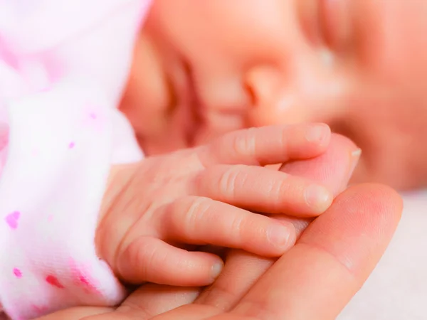 Hand of sleeping baby — Stock Photo, Image