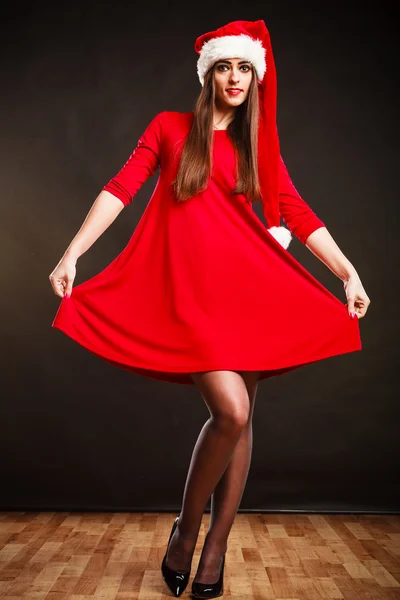 Woman wearing s hat posing — Stock Photo, Image