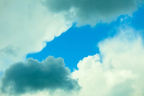 Sky with white clouds — Stock Photo, Image