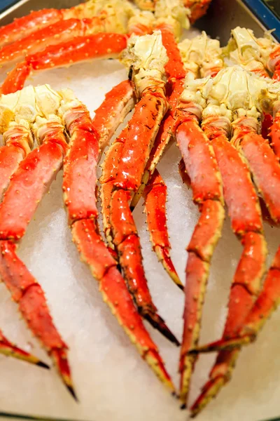 Crabs at famous fish market — Stock Photo, Image