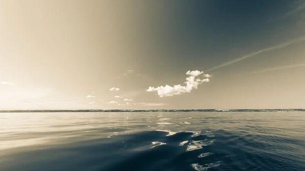 Evening sea horizon — Stock Photo, Image