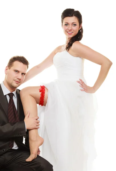 Newly married couple — Stock Photo, Image