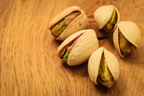 Sementes de pistache torrado com casca — Fotografia de Stock