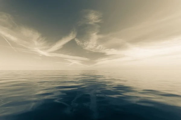 Nydelig sjømannshorisont og himmel. – stockfoto