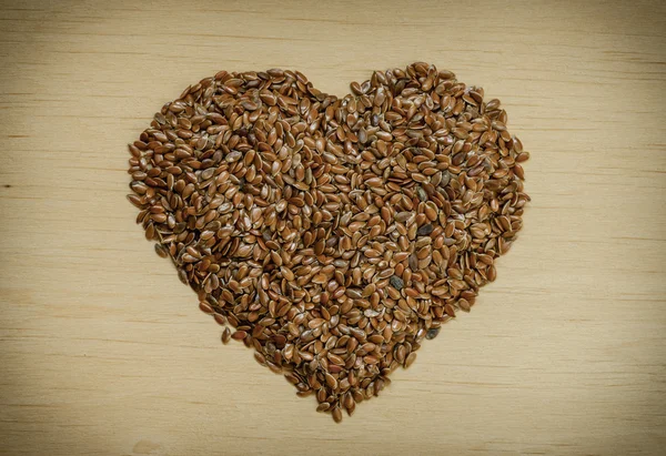 Raw flax seeds — Stock Photo, Image