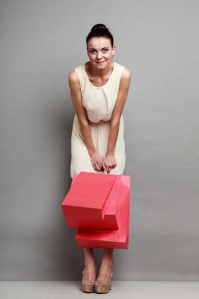 Woman  shopping bags — Stock Photo, Image