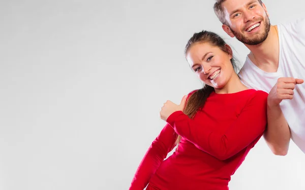 Happy couple having fun — Stock Photo, Image