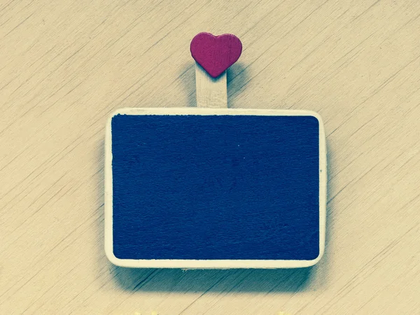Metin için yer ile küçük aşk yazı tahtası — Stok fotoğraf