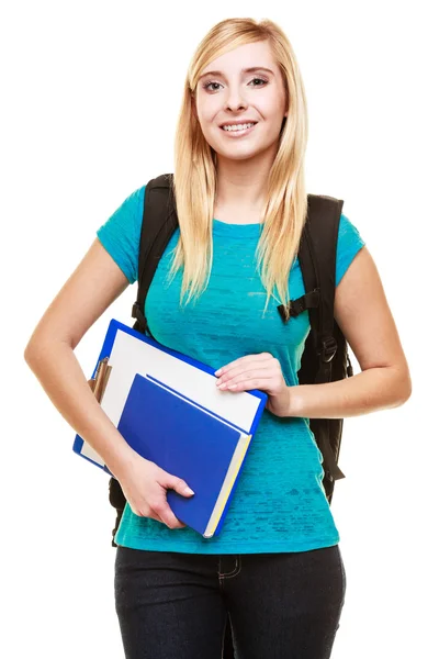 Female student with books — Stock Photo, Image