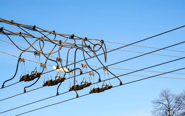 Interruptor de cable de línea aérea de carro —  Fotos de Stock