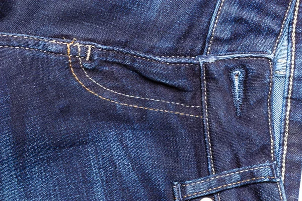 Detail detailu modré džínové barvy — Stock fotografie