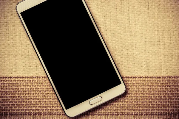 Bílá moderní smartphone — Stock fotografie