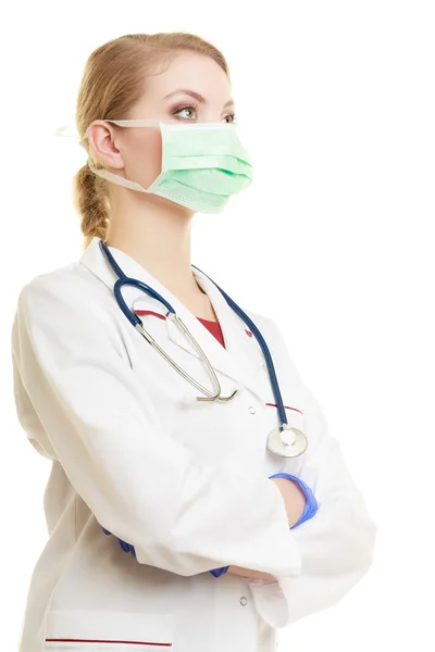 Young woman doctor standing — Stockfoto