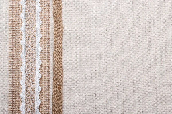 Linen cloth background — Stock Photo, Image