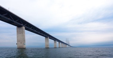 Oresund bridge, Sweden clipart