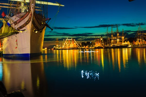 Corridas de navios altos — Fotografia de Stock