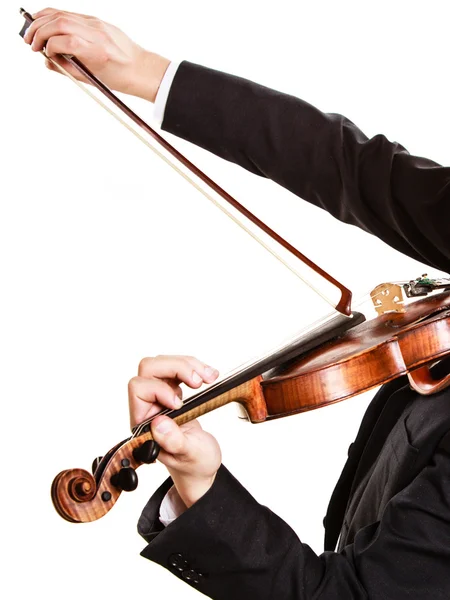 Iolinista tocando violino — Fotografia de Stock