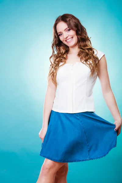 Lovely girl in summer clothes portrait — Stock Photo, Image