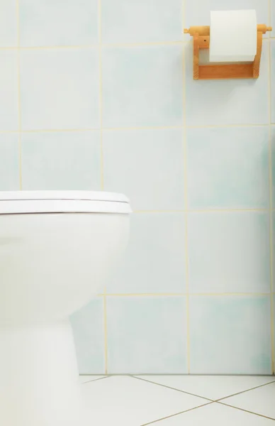 White toilet bowl in modern bathroom. — Stock Photo, Image