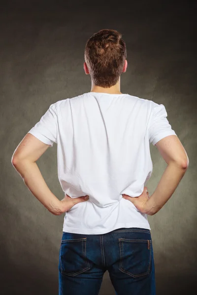 Hombre de moda en camisa blanca — Foto de Stock