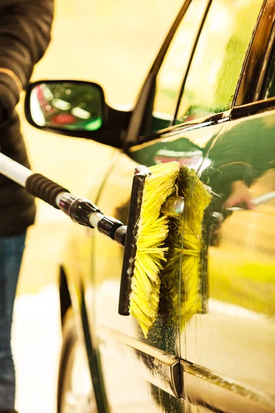 Car washing on open air — Stock Photo, Image