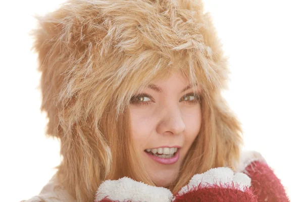 Smiling young woman posing — Stock Photo, Image