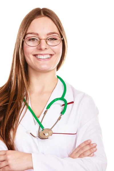 Mujer médico posando — Foto de Stock