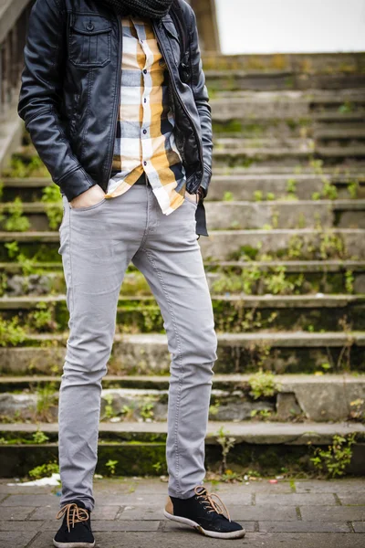 Fashionable man outdoor — Stock Photo, Image