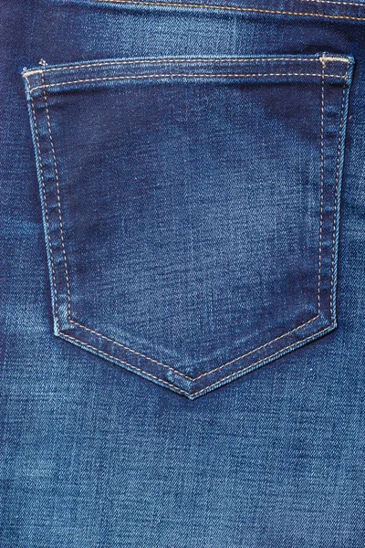 Detalle de primer plano de bolsillo de mezclilla azul —  Fotos de Stock