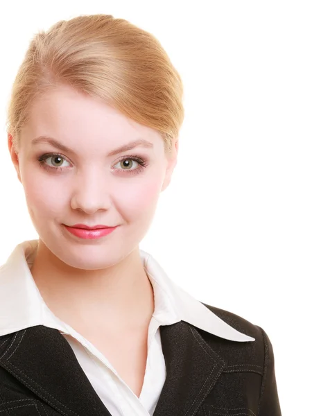Portrait of young blond businesswoman Stock Picture