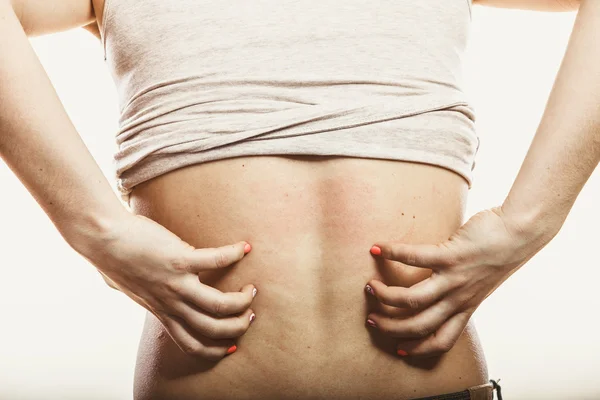 Humano rascarse la espalda —  Fotos de Stock