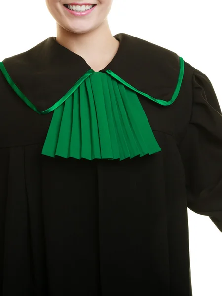 Lawyer  wearing  gown — Stockfoto