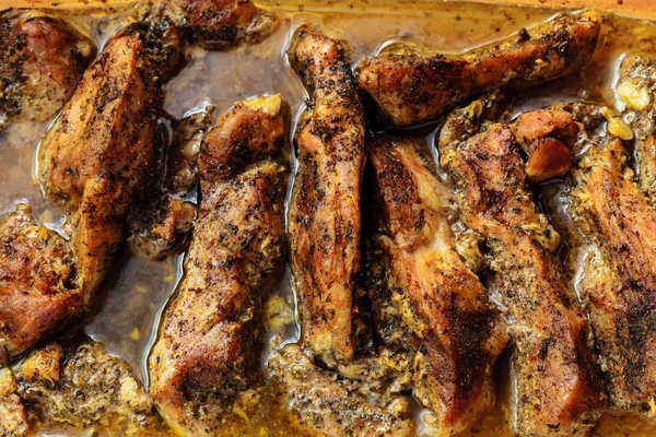 Carne di pollo arrosto — Foto Stock