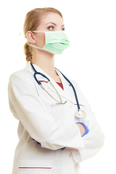 Doctor in face surgical mask — Stock Photo, Image