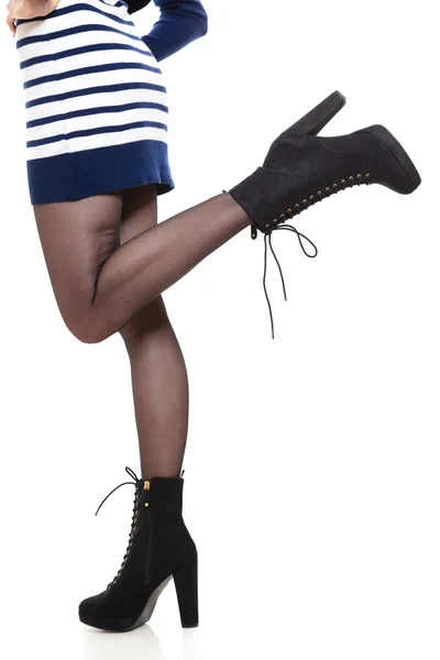 Vrouw benen in panty 's — Stockfoto