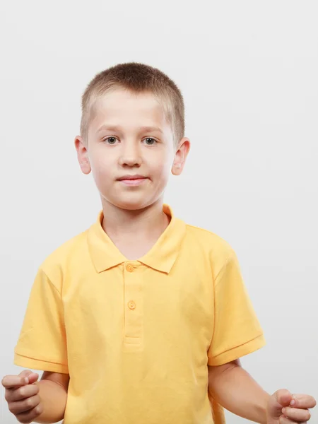 Portrait of happy little boy kid. — Stock Photo, Image