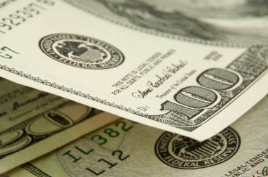 Doları bankalar para arka plan dikkat edin.