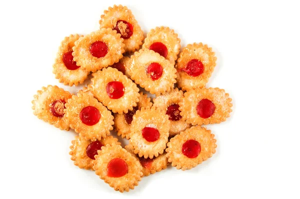 Galletas de patatas fritas aisladas en blanco —  Fotos de Stock