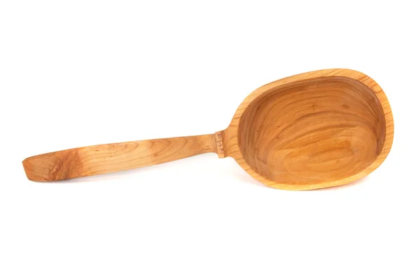 Wooden spoon isolated on white background — Stock Photo, Image