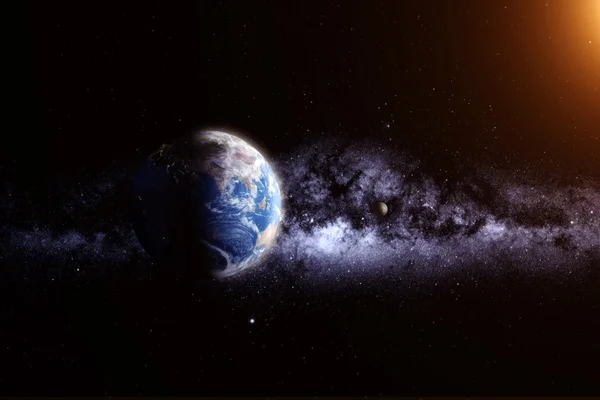 Gece gündüz planet Earth öğeleri Nasa tarafından döşenmiş bu görüntü üzerinde