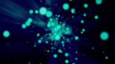 Soyut mavi bokeh arkaplanı